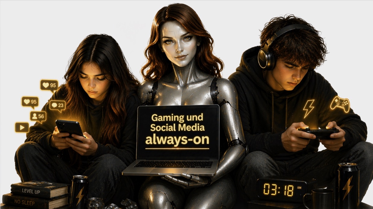 Gaming und Social Media always-on