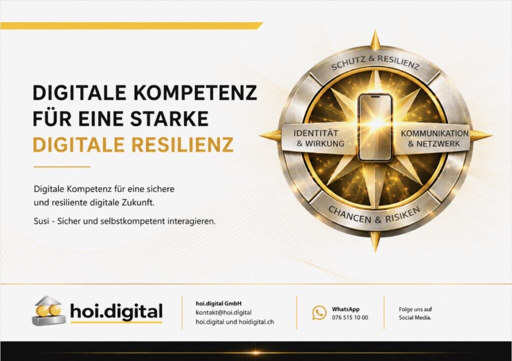 hoi.digital Flyer Kontakt weiss